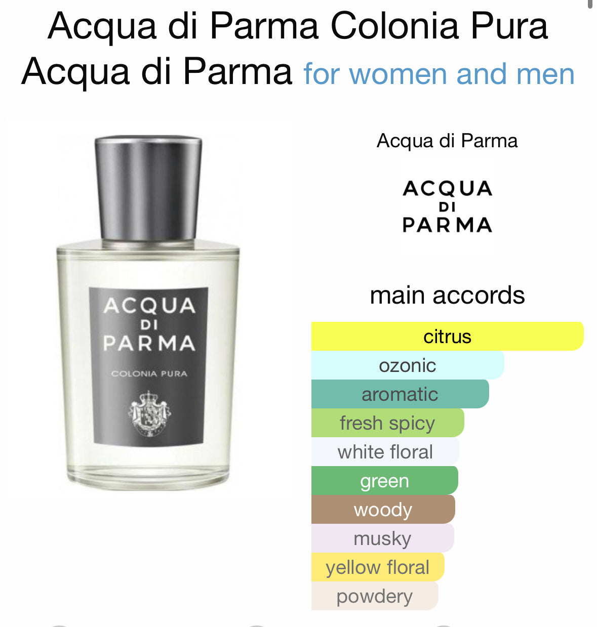 Acqua Di Parma Colonia Pura